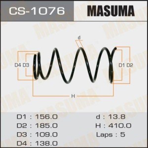 ПРУЖИНА ПОДВЕСКИ CS1076 (MASUMA) CS-1076 MASUMA