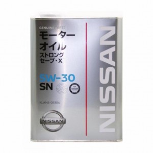 Масло моторное NISSAN Strong Save X SN 5W-30 4л KLAN5-05304 KLAN505304 NISSAN