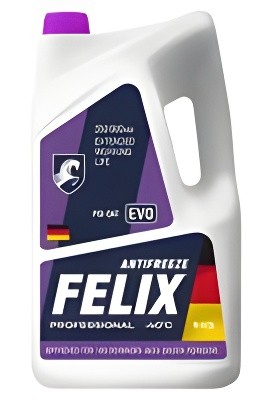 Антифриз готовый фиолетовый лобридный EVO G12Evo 5кг 430206335 FELIX