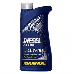 Масло моторное MANNOL DIESEL EXTRA 10W40 CH-4/SL п/синт.1л 7504 1105 MANNOL