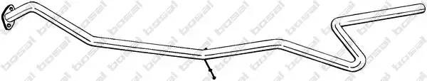 Соединительная труба FORD FUSION 02-04, 965-375 965-375 BOSAL