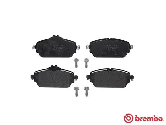Колодки тормозные MERCEDES C (W205) передние (4шт.) BREMBO P50118 BREMBO