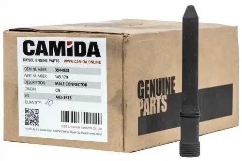 Коннектор форсунки КАМАЗ дв. Cummins QSC, L, BT 3944833, 3936953, 4931173 143179 CAMIDA