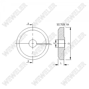 шайба подвески! дистанционная полурессоры 24.5x108x18\ RVI YC023C301641 WEWELER