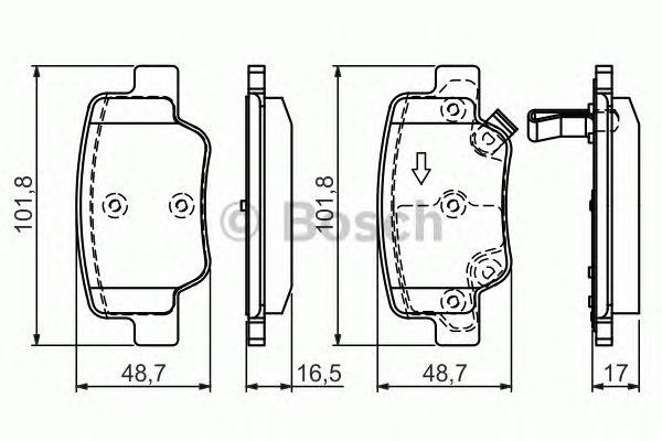 TOYOTA VERSO (2009>) 0 986 494 404 BOSCH