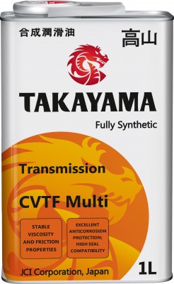 Takayama Transmission CVTF Multi (1L) (металл) жидкость гидравлическая! синт.\ 605604 TAKAYAMA