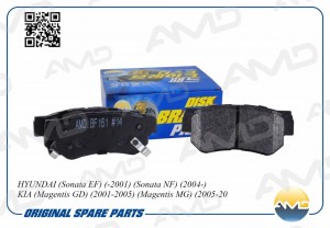 Колодки тормозные дисковые AMDBF161 AMDBF161 AMD