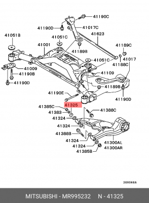 Шайба MITSUBISHI Grandis (04-10) металлическая OE MR995232 MITSUBISHI