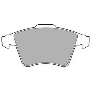 LP3142 колодки тормозные диск. пер.!\ VW Touareg 3.0-6.0 V12 04> с датчиком LP3142 DELPHI