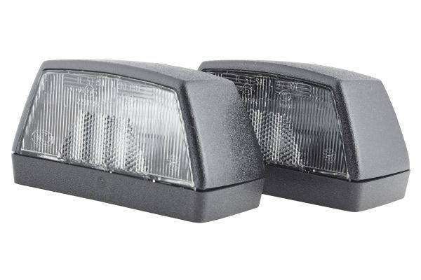 фонарь освещения номерного знака !трацепевидный \Omn Iveco,Scania,Volvo,DAF 2KA003389-061 HELLA