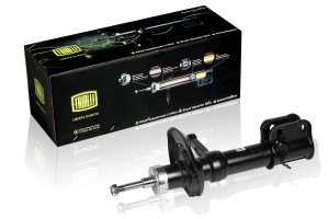 Амортизатор подвески для а/м ВАЗ 1119 Kalina передний (бочкообр. пружина) левый  AH01155 TRIALLI