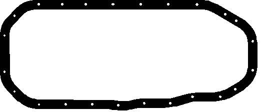 прокладка поддона двигателя!\ Audi 80/100/A6, VW Passat 1.9-2.3/2.0D/2.5TDi V5 8 107.256 ELRING