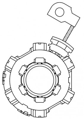 Узел щеточный стартера для а/м BMW 5 F10 (10-)/3 F30 (11-)/X3 F25 (10-) 2.0i MT  VBS 2608 START VOLT