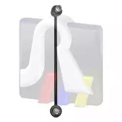 тяга стабилизатора переднего левая!\ Peugeot 207 all 06> 97-00747-2 RTS