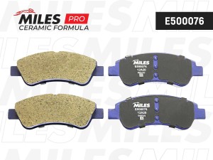 Колодки тормозные передние (Смесь CERAMIC серия PRO) CITROEN C4 03-/PEUGEOT 307/ E500076 MILES
