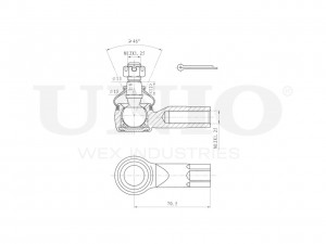 Наконечник рулевой SSP-10038 UNIO