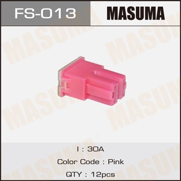 предохранитель силовой! тип 'мама' 30A розовый\ FS-013 MASUMA