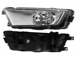 Туманка SKODA OCTAVIA 13-16 LH хром ST-665-2013L-UE1 ST6652013LUE1 SAT