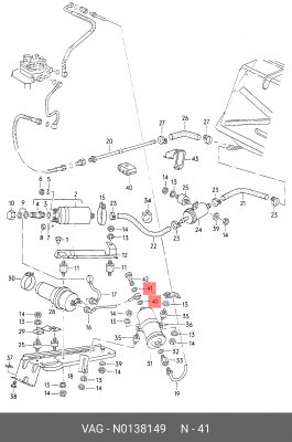 Кольцо уплотнительное VW AUDI насоса гидроусилителя OE N 013 814 9 VAG