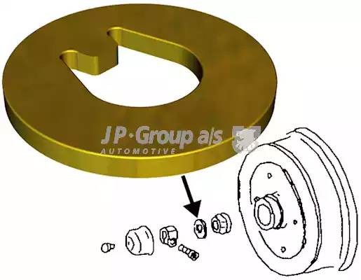 Шайба VW Golf,Jetta AUDI 80 подшипника ступицы задней JP 81 412 009 00 JP GROUP