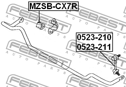 MAZDA CX 7 (2007>) MZSB-CX7R FEBEST