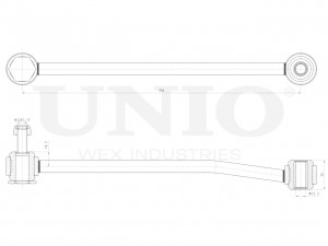 Стойка стабилизатора задняя SSP-50285 UNIO