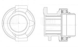 подшипник выжимной!\Iveco Stralis I 03>/Trakker I 04>/MAN TGA 00>/ TGS I 05>/ TG CT122 TRIALLI