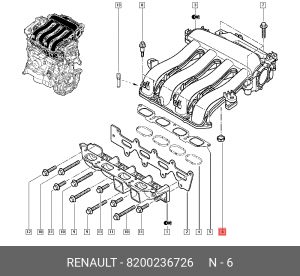 RENAULT 8200236726 RENAULT
