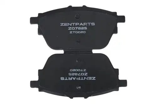 колодки тор. диск. зад. с антиск. пл.! (P61124)\ Citroen C4 Picasso 1.2-2.0 13> Z07825 ZENTPARTS