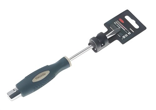 Отвертка шлицевая SL 5.5х100мм силовая (сталь CrV) ROCKFORCE RF70255100 ROCK FORCE