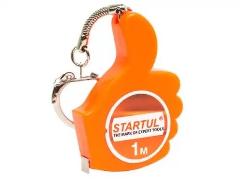 Рулетка 1м пластиковый корпус брелок STARTUL ST301001 STARTUL
