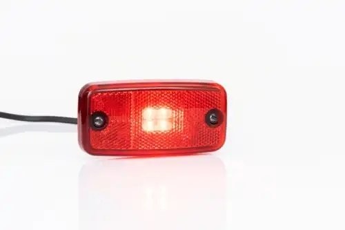 фонарь габаритный! LED, красный, 110х54, с проводом 0.5м\ FT019CLED FRISTOM