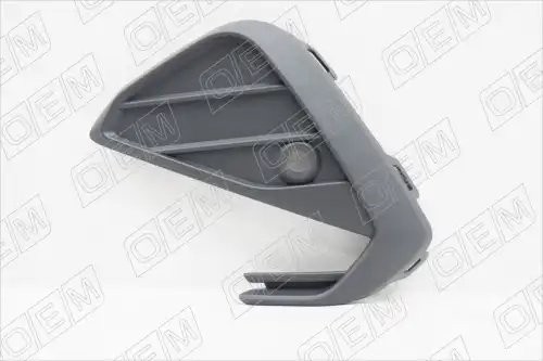 Решетка в бампер нижняя левая Volkswagen Polo sedan 6 (2020-нв) под парктроник OEM1522L OEMPARTS