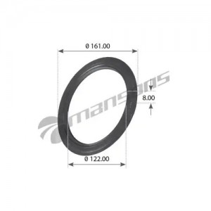 Сальник BPW (ECO Plus) ступицы (8-9т) полиамид MANSONS 300.168 MANSONS