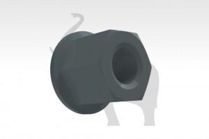 гайка! с юбкой M10 \SCHMITZ 820916 SCHMITZ CARGOBULL