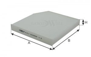 Фильтр салона AG781CF AG 781 CF GOODWILL