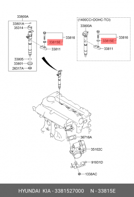 SORENTO (2003-2009) 3381527000 HYUNDAI KIA