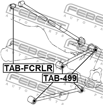 Сайлентблок TAB-499 TAB-499 FEBEST