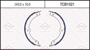 Колодки тормозные барабанные TOYOTA Land Cruiser 08- TCB1021 TCB1021 TATSUMI