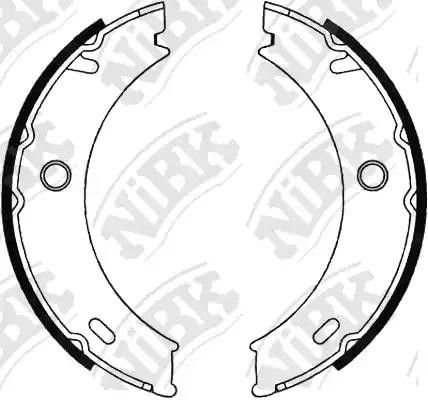 Колодки тормозные барабанные FN0576 FN0576 NIBK