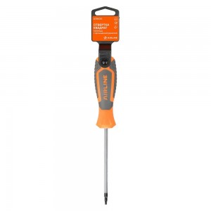 Отвертка квадрат S1x100мм с эргономичной рукояткой магнитная, пласт.подвес (ATBX ATBX051 AIRLINE