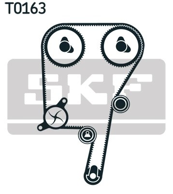 VOLVO C30/ C70/ S40/ S60/S80 142 зуб. шир. 23 мм VKMA06038 SKF