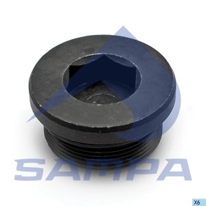 Пробка SCANIA P,G,R,T редуктора заднего/среднего моста магнитная SAMPA 043.474 SAMPA