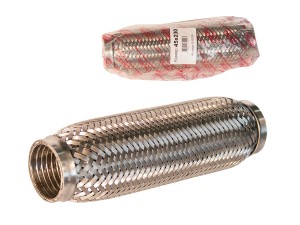 Гофра глушителя 45x230 в 3-ой оплетке interlock нержавеющая сталь GARDE G45230 GARDE