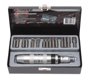 Отвертка ударная с набором бит 17 предметов /FORSAGE/ F5171 FORSAGE TOOLS