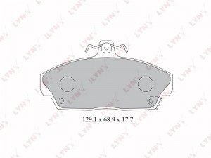 Колодки тормозные дисковые передние BD-3426 LYNXAUTO