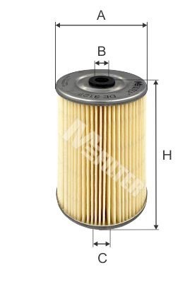 фильтрующий элемент топлива ! H147 D85 \ LIAZ TATRA DE3127 MFILTER AUTOMOTIVE FILTERS