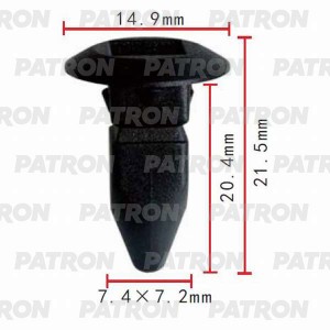 Фиксатор пластиковый Audi,Ford,Porsche,Seat,Skoda,Volkswagen применяемость  защи P370227 PATRON