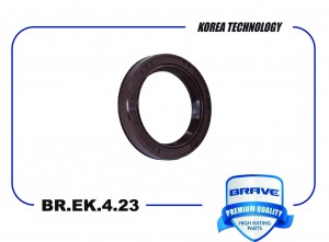 Сальник коленвала перед. 1667955 BR.EK.4.23 Focus II, C-Max, Mondeo 37*50*8 BREK423 BRAVE