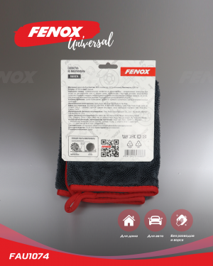 салфетка из микрофибры!40x40см\ FAU1074 FENOX